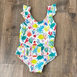 Baby Boden,Colorful Kids Swimwear with Sea Life Print